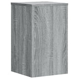 Vidaxl plantenstandaards 2 st 30x30x50 cm bewerkt hout grijs sonoma