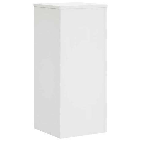 Vidaxl plantenstandaards 2 st 30x30x70 cm bewerkt hout wit