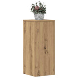 Vidaxl plantenstandaards 2 st 30x30x70 cm hout artisanaal eiken