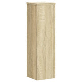 Vidaxl plantenstandaards 2 st 17x17x60 cm bewerkt hout sonoma eiken