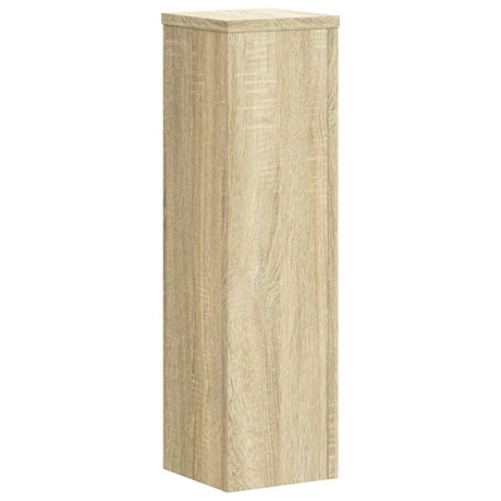 Vidaxl plantenstandaards 2 st 17x17x60 cm bewerkt hout sonoma eiken