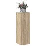 Vidaxl plantenstandaard 33x33x100 cm bewerkt hout sonoma eikenkleurig