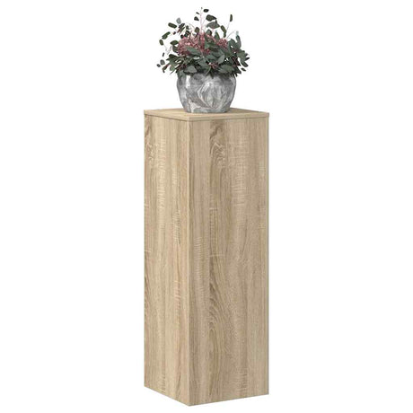 Vidaxl plantenstandaard 33x33x100 cm bewerkt hout sonoma eikenkleurig