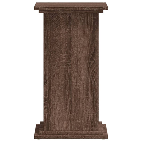 Vidaxl plantenstandaard 33x33x60 cm bewerkt hout bruin eikenkleurig