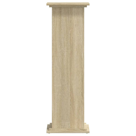 Vidaxl plantenstandaard 33x33x100 cm bewerkt hout sonoma eikenkleurig