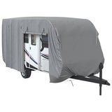 Vidaxl caravanhoes 610x250x220 cm vliesvlies grijs