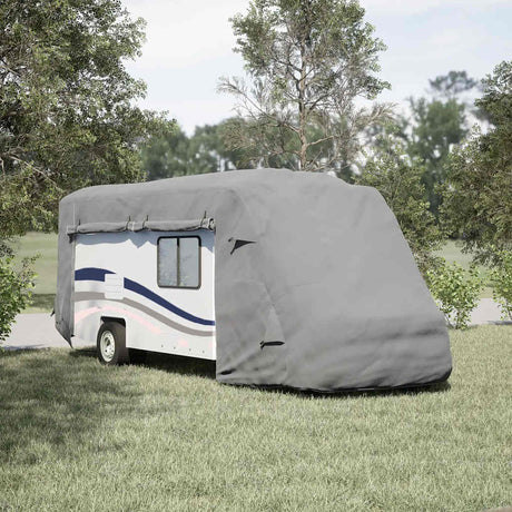 Vidaxl camperhoezen 730x235x275 cm vliesvlies grijs