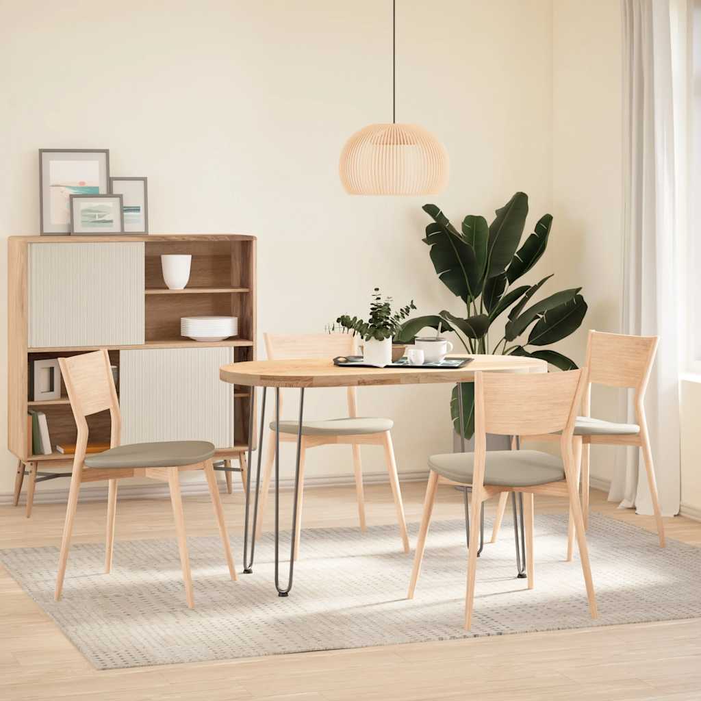 Vidaxl haarnadelpoten voor console tafel 4 st 72 cm massief staal naturel