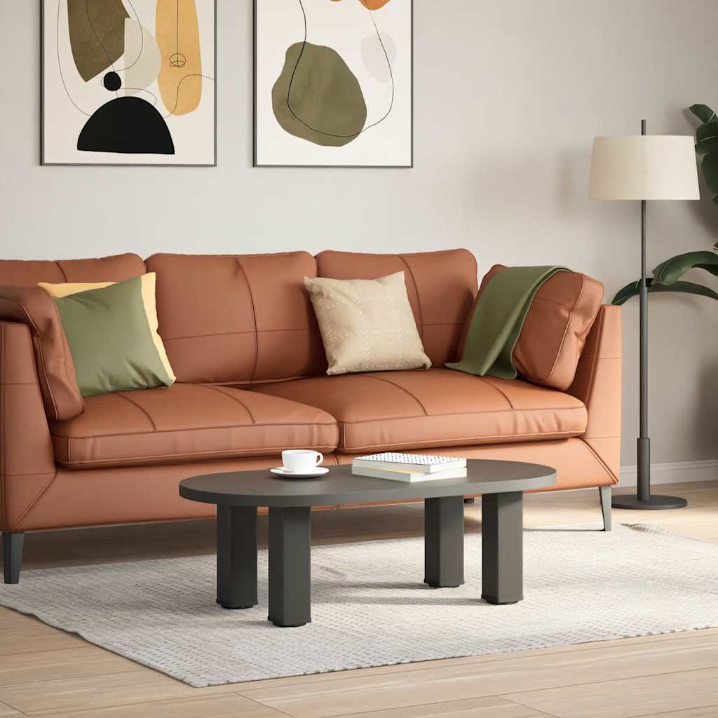 Vidaxl salontafelpoten 4 st 42-44 cm staal antraciet