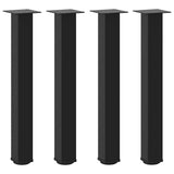 Vidaxl console tafelpoten 4 st 72-74 cm staal zwart