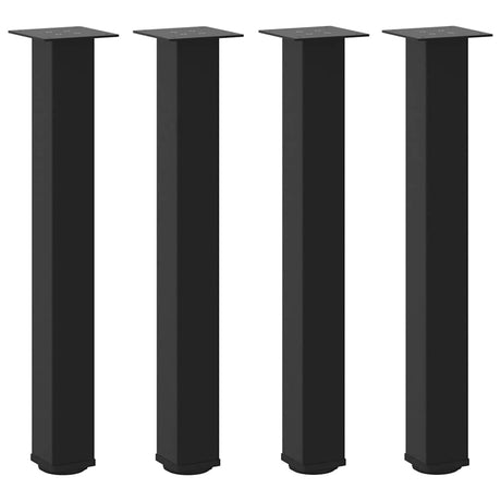 Vidaxl console tafelpoten 4 st 72-74 cm staal zwart
