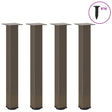 Vidaxl console tafelpoten 4 st 72-74 cm staal naturel