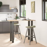Vidaxl bartafelpoten 4 st 110-112 cm staal antraciet