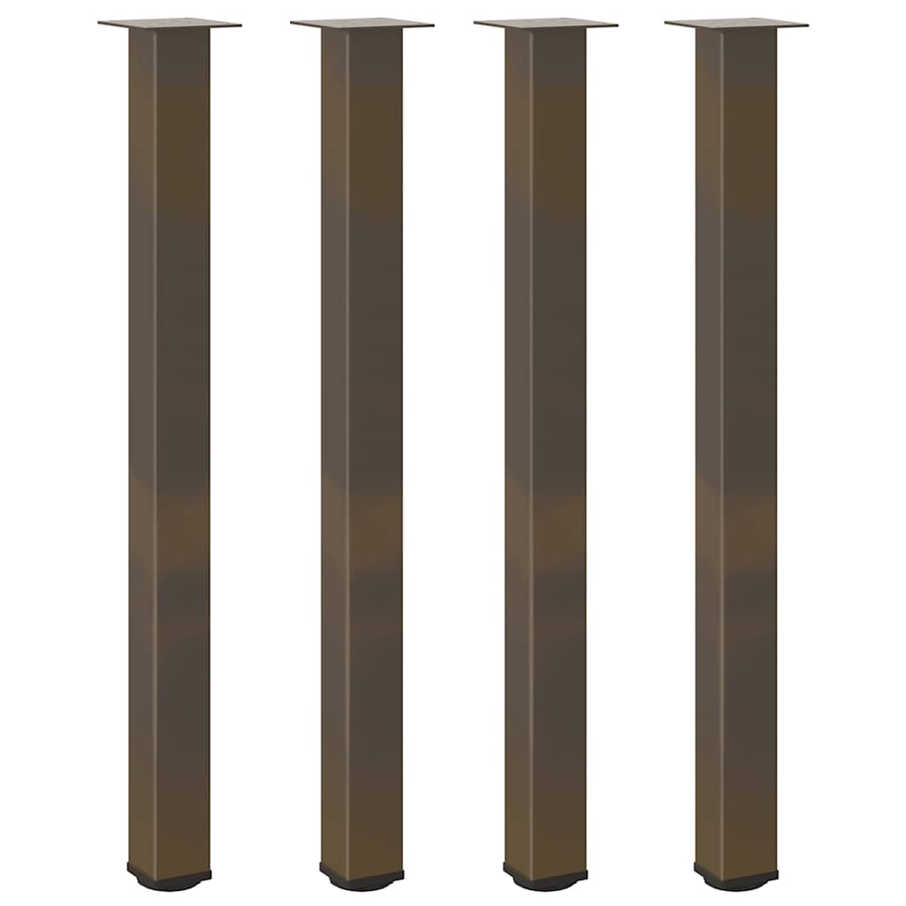 Vidaxl bartafelpoten 4 st 110-112 cm staal naturel