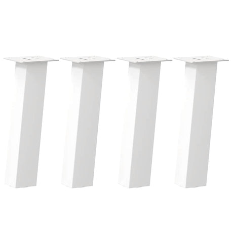 Vidaxl salontafelpoten 4 st 42 cm staal wit