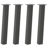 Vidaxl console tafelpoten 4 st 72 cm staal antraciet