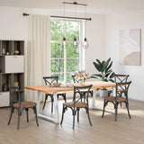 Vidaxl eettafelpoten 2 st v-vormig 90x(72-73,3) cm staal wit