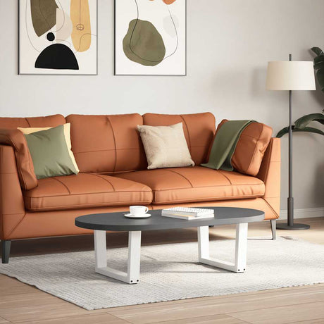 Vidaxl salontafelpoten 2 st v-vormig 50x(30-31,3) cm staal wit