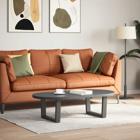Vidaxl salontafelpoten 2 st v-vormig 60x(30-31,3) cm staal antraciet