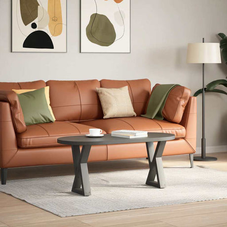 Vidaxl salontafelpoten 2 st 28x(42-43,3) cm staal antraciet