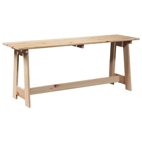 Vidaxl tuinbank naturel 119 x 37 x 47 cm massief grenenhout