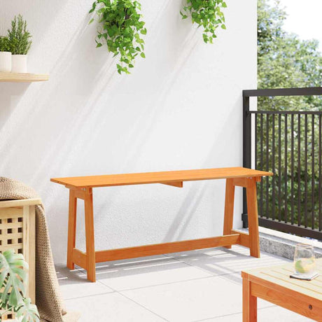 Vidaxl tuinbank bruin 119 x 37 x 47 cm massief grenenhout
