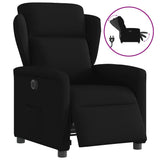 Vidaxl fauteuil verstelbaar elektrisch stof zwart