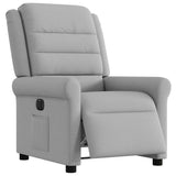 Vidaxl fauteuil elektrisch verstelbaar stof wolk grijs