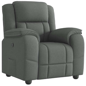 Vidaxl relaxfauteuil donkergrijze stof