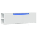 Vidaxl tv-wandmeubel met led-verlichting 135x31x39,5 cm wit