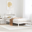 Vidaxl bedframe zonder matras massief grenenhout wit 75x190 cm