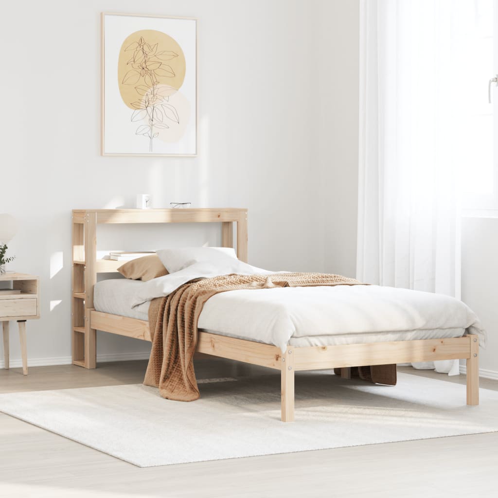 Vidaxl bedframe zonder matras massief grenenhout 90x190 cm