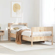 Vidaxl bedframe zonder matras massief grenenhout 75x190 cm