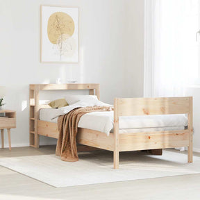Vidaxl bedframe zonder matras massief grenenhout 75x190 cm