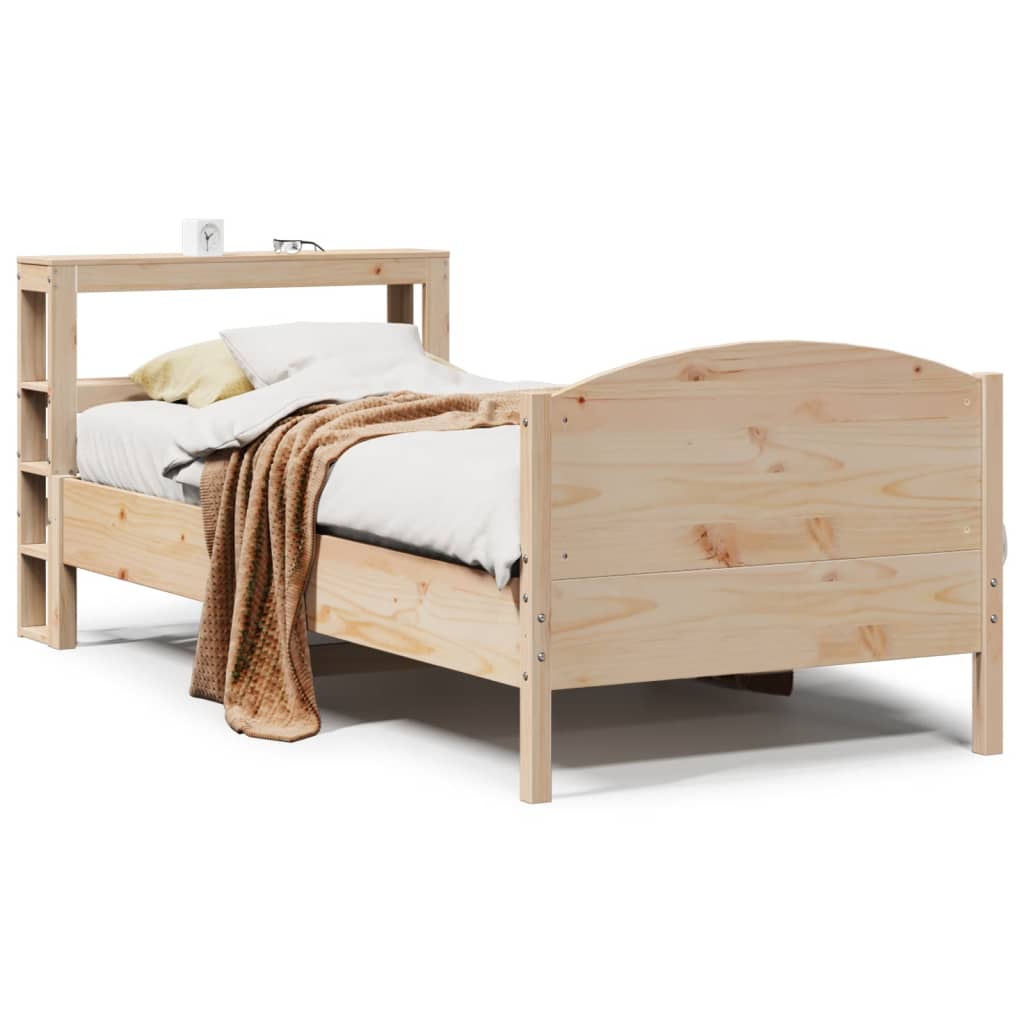 Vidaxl bedframe zonder matras massief grenenhout 75x190 cm