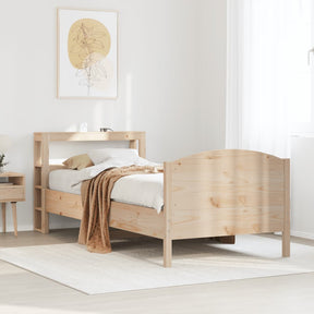 Vidaxl bedframe zonder matras massief grenenhout 75x190 cm