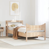 Vidaxl bedframe met hoofdbord massief grenenhout 75x190 cm