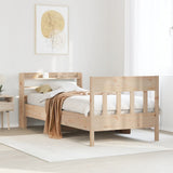 Vidaxl bedframe zonder matras massief grenenhout 90x190 cm