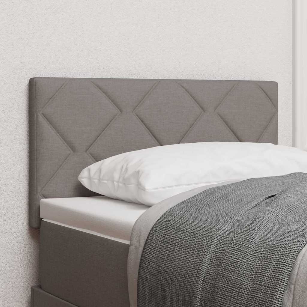 Vidaxl led hoofdbord taupe stof