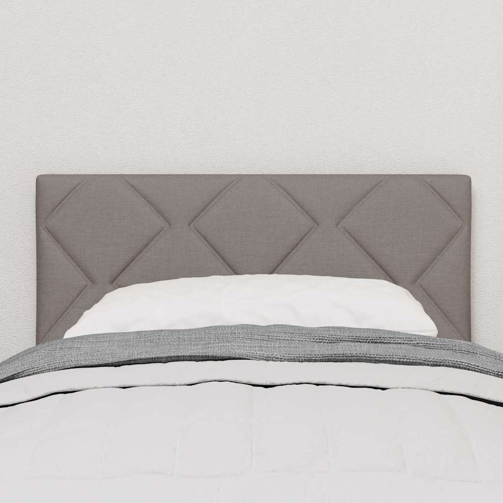 Vidaxl led hoofdbord taupe stof