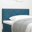 Vidaxl led hoofdbord donkerblauw 90 cm fluweel