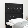 Vidaxl led hoofdbord met led-stripverlichting zwart 80 cm fluweel