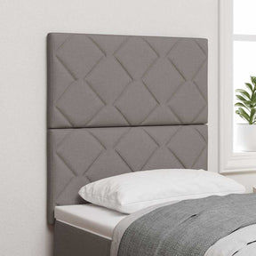Vidaxl led hoofdbord taupe stof