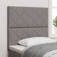 Vidaxl led hoofdbord taupe stof
