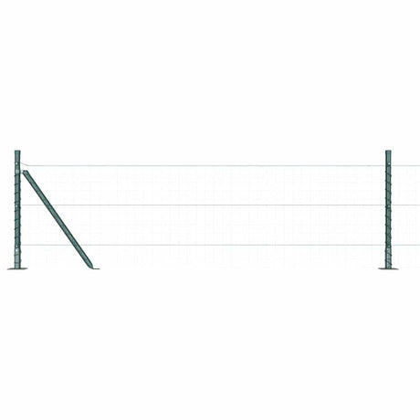 Vidaxl afrasteringspaal 26 pcs grijs 3,2 x 3,2 x 50 cm
