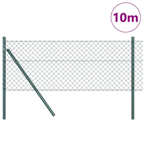 Vidaxl afrasteringspaal groen 10 x 0,4 m (40 x 40 mm gaas)