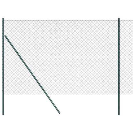Vidaxl afrasteringspaal groen 10 x 1,6 m (40 x 40 mm gaas)