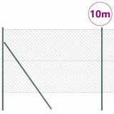 Vidaxl afrasteringspaal groen 10 x 1,6 m (60 x 60 mm gaas)