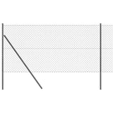 Vidaxl afrasteringspaal grijs 10 x 1,2 m (40 x 40 mm gaas)