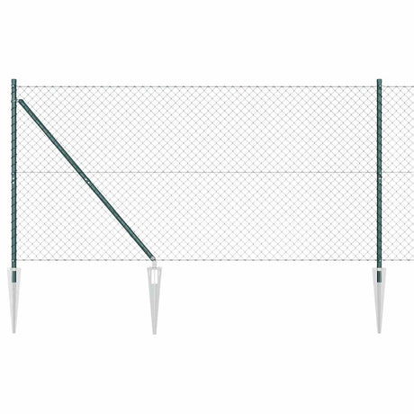 Vidaxl afrasteringspaal groen 10 x 1,2 m (40 x 40 mm gaas)